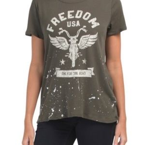 Chaser motorcycle freedom graphic t shirt